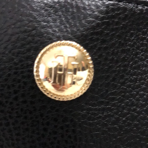 Tommy Hilfiger Black with Gold Star Details Handbag - Picture 7 of 12